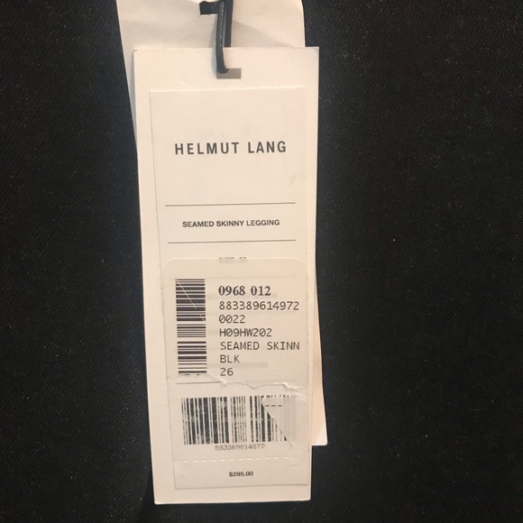 Helmut Lang skinny seamed  jean leggings 26 - Picture 4 of 6